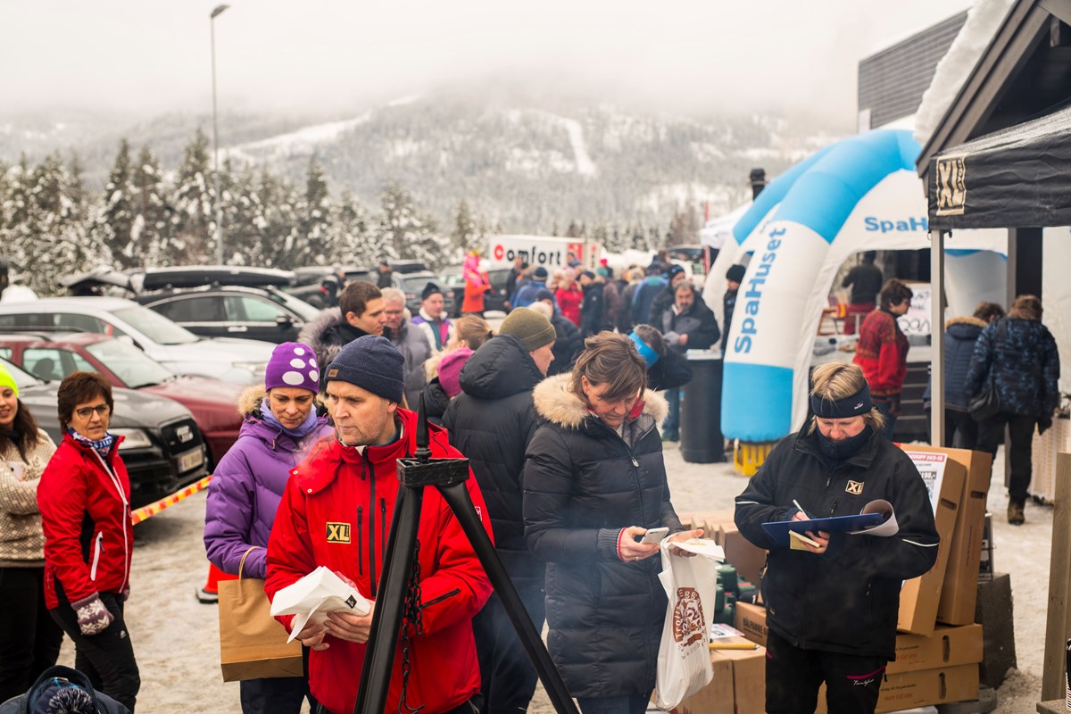 Mange mennesker koste seg på Eggedaldagen i 2018.