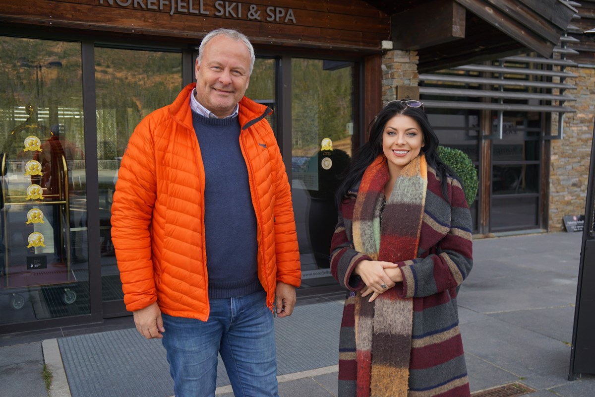 Per Arne Lislien og Lucy Kay Allen er klare for Sigdalskonferansen, i år på Norefjell Ski & Spa.