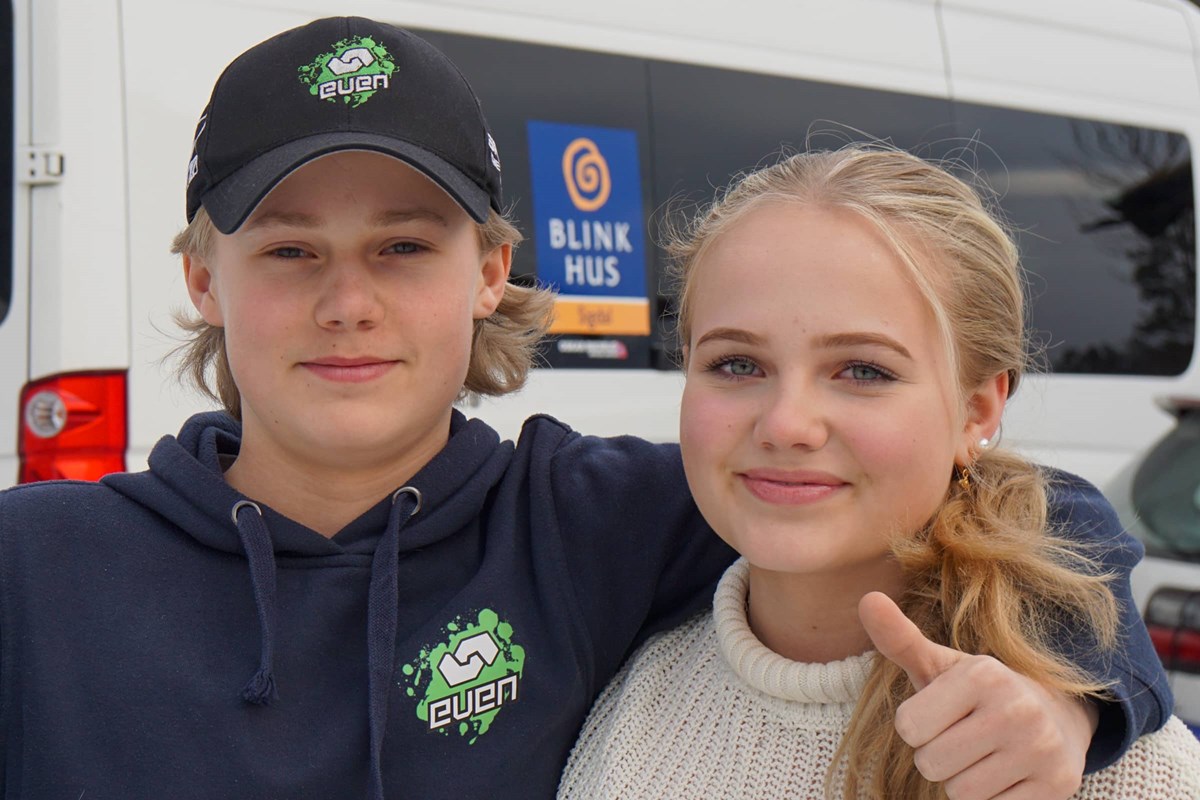 Oskar og Katrine.