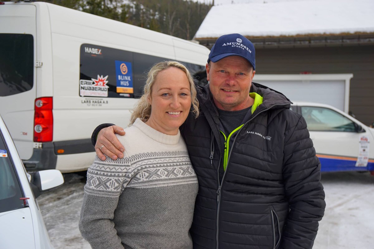Mamma Helene og pappa Per.