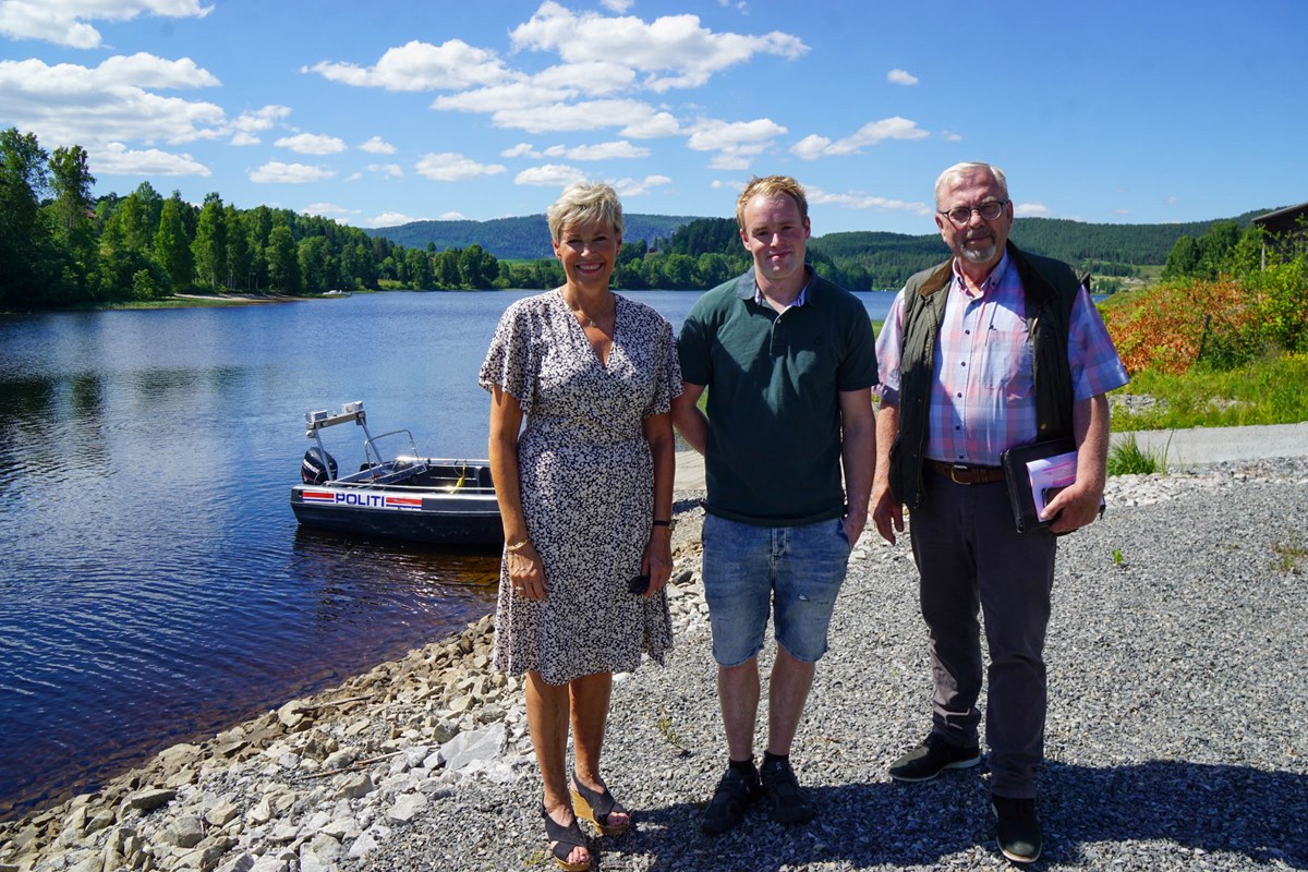 Tine Norman, Jostein Skare og Bård Sverre Fossen.