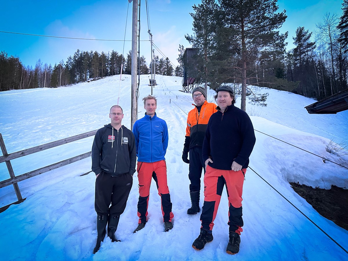 Fra venstre: Kai Roger, Trond, Jørn Inge og Morten.