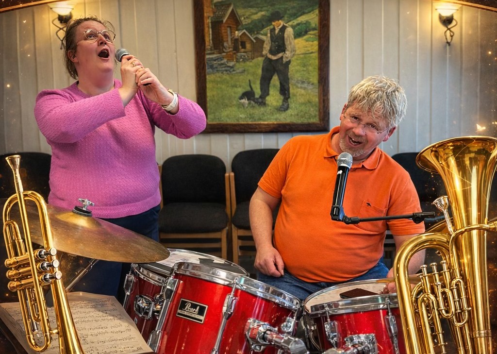 Huskonsert med Eggedal Tut & Blæs